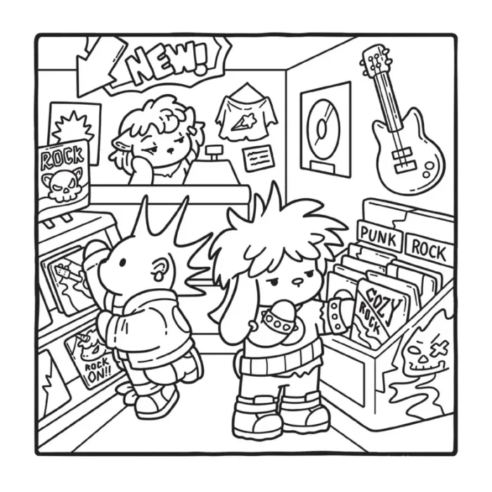 Cozy Eras 2 Coloring Book, Cute and Cozy - Image 2